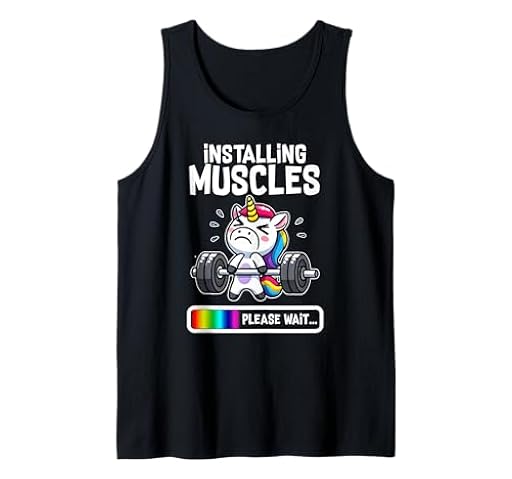 Divertido y lindo unicornio para entrenamiento, gimnasio, fitness, levantamiento de pesas, regalo Camiseta sin Mangas | Ya disponible en tu tienda friki favorita! En mundofriki.es! Divertido y lindo unicornio para entrenamiento, gimnasio, fitness, levantamiento de pesas, regalo Camiseta sin Mangas | Ya disponible en tu tienda friki favorita! En mundofriki.es!