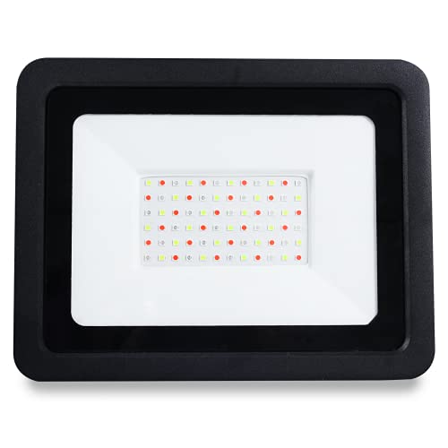 Refletor de Led 100w Holofote 6500k Luz Branco Frio Externo a Prova D'água Bivolt 100-240v Decoraçã