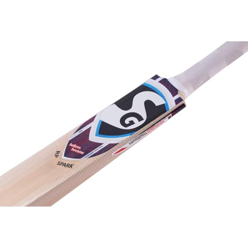 Image of SG RP Spark Premium Classic Kashmir Willow Short Handle Cricket bat, Ready to Play - Grade 2 (Includes bat Cover) for Leather Ball Cricket