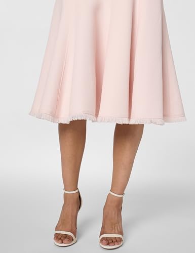 Image of Eliza J Women's Cap Sleeve High Neck Fit & Flare Midi Dress
