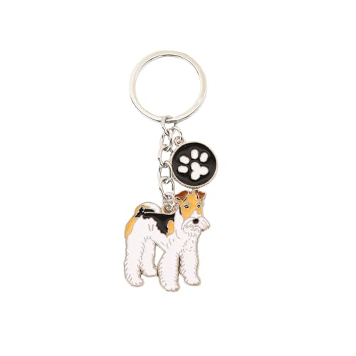 Portachiavi con molti tipi di cani, miglior regalo per il compleanno del tuo amico, Natale. Portachiavi alla moda e attraente, porta il tuo cane amore ovunque