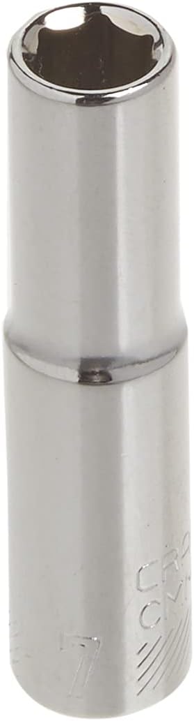 CRAFTSMAN Deep Socket, Metric, 1/4-Inch Drive, 7mm, 6-Point (CMMT44404)