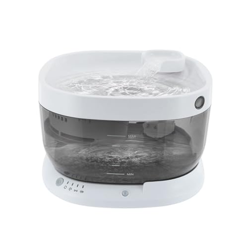 Fuente de agua para gatos y perros 7L inalámbrica y silenciosa