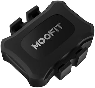 moofit CS9 Cycling Cadence/Speed Sensor, Bluetooth & ANT+, Tracking Cadence or Speed Wireless Sensor with IP67 Waterproof, Compatible with Wahoo, Zwift, Strava, Openrider, Peloton, Black