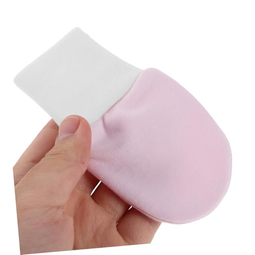 VANZACK 4pairs Boy Girl Hand Mittens Newborn Gloves Soft Breathable No Scratch Mittens for Boys Girls Months4