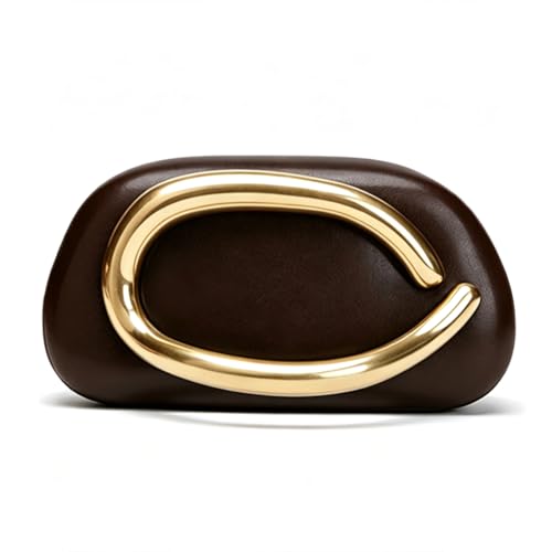 Image of Acrylic Clutch Purse for Women Classic Round Acrylic Evening Handbag Vintage Metal Handlebars Bag for Wedding Party Prom