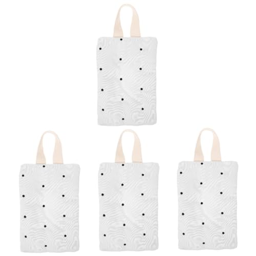 Sac de rangement suspendu Vaguelly pour lingettes de voiture et poussette 4 pièces