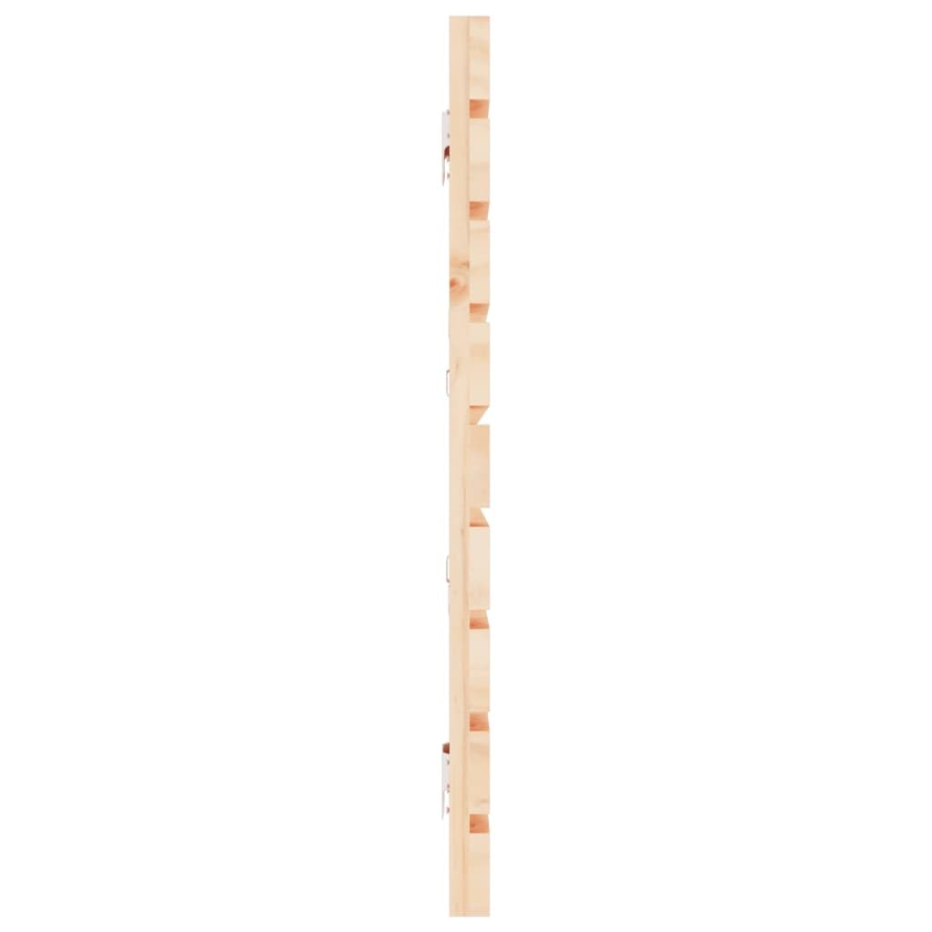 824718 Testiera da Parete 206x3x63 cm in Legno Massello di Pino Testata in Legno,Testata Letto Matrimoniale Muebles Dormitorio Spalliera Letto Testiere per Letto Matrimoniale