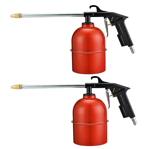 Image of LINFEI Pneumatic Engine Cleaning Gun with Water Tank,2P,Pressure Water Gun | High-pressure Air Sprayer, Dust-blowing Gun, and Oil-removing Jet tool
