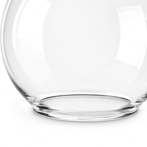 Image of SINOMAN Clear Glass Dome for Wall, Ceiling & Pendant Lights | durable Transparent