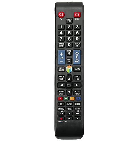 VINABTY BN59-01178B Reemplazo de Mandos a Distancia para Samsung TV UA55H6300AW UA60H6300AW UE32H5500 UE40H5570 UE55H6200 UA32F5300AJ UA32H5500AW UA32H6300AW UA40F5300AJ UA40H5500AW