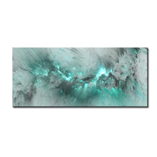 Peinture sur toile vert abstrait dsdsgog habiller un grand mur vide salon 60x120cm sans cadre