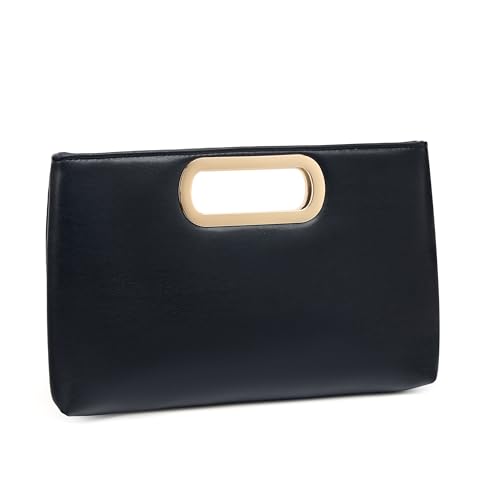 Image of Women's Woven Evening Bag Casual Leather Shoulder Handbag Fashion Clutch Purse