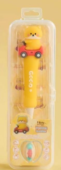 Brushing Buddies Car themed Design Soft Toothbrush with Extra Microfiber Soft Bristles for 5 Years & Above Old Children, kids, Boys And Girls (YELLOW)-image-18