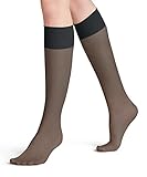 FALKE Pure Matt 20 Denier Kniesocken sind kniehoch, bequem, ressourcenschonend, sozialverträglich und rückverfolgbar; Passform und Farbe bleiben erhalten auch nach mehrmaligem Waschen; Diese Damensocken mit Komfortbund sind bei 30°C im Schonwaschgang zu waschen