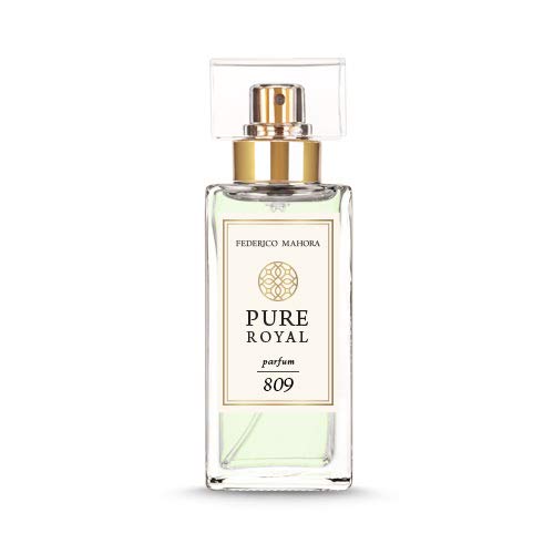 FM World Perfume PURE ROYAL 809 50 ml - Women's Perfumes – For Women – Fragrance - Intricate Composition - Every Day and for Special Occasions - Perfect as a Gift