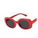 YGDBXHYD Luxury Oval Sunglasses Women's Frame sunglasses Men's Classic Women's Sunglasses Men's Fashion Glasses(Black Frame Grey)