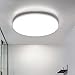 LED Lámpara de Techo,22W Moderna Plafón Led de Techo Redonda Ultra Delgado Φ30 cm Impermeable 1900LM 5500K Baño Pasillo Cocina LED Plafón para Dormitorio Cocina Sala de Estar Comedor