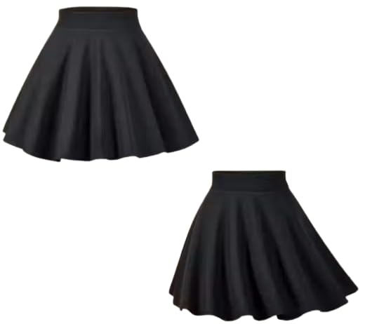 Girl High Waist Mini Skater Tennis Skirt, Stylish, for Women and Girls-picture-11