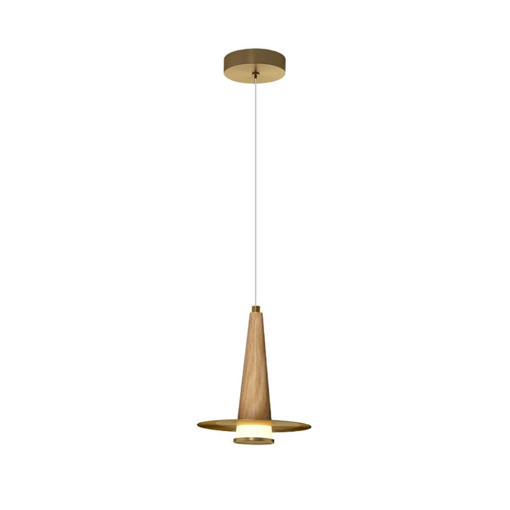 Lustres et lampes suspendues en bois pour éclairage de salle à manger
