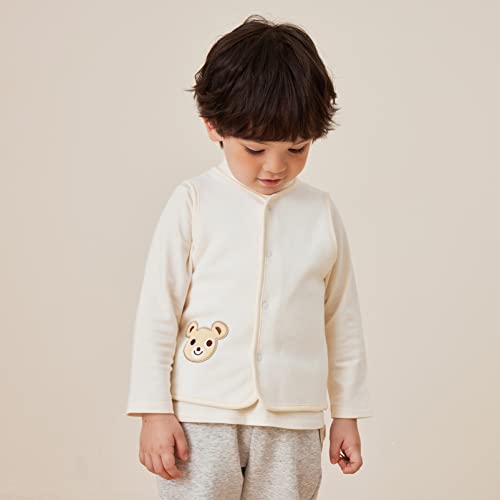 Image of pureborn Baby Toddler Vest Boys Girls Waistcoat Sleeveless Jacket 3M-4T