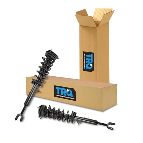 Image of TRQ Front Loaded Complete Shock Strut & Spring Assembly 2 Piece Pair Set for 2003-2007 Infiniti G35 Rear Wheel Drive