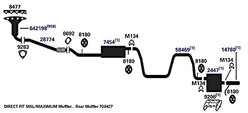 Image of AP Exhaust Products 28774 Exhaust Pipe