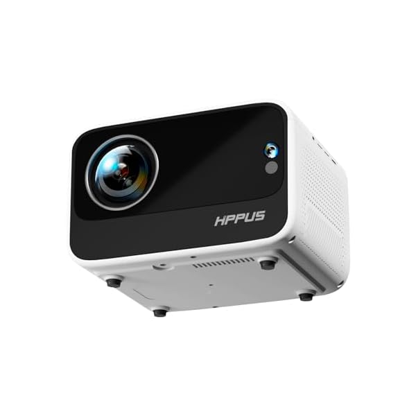【Elektrischer Fokus/Trapezkorrektur】 Hipppus Smart Beamer Heimkino 4K Mini Android Projektor 1080P Full HD WiFi 6 Bluetooth Video Minibeamer Handy kompatibel mit Smartphone/Fire Stick – Bild 8