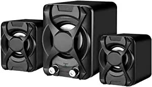 Computer Stereo Wired Computer Subwoofer Speakers Set Bass Reinforcement Stereo 2 1 Speakers for Phone Loudspeaker Simple and