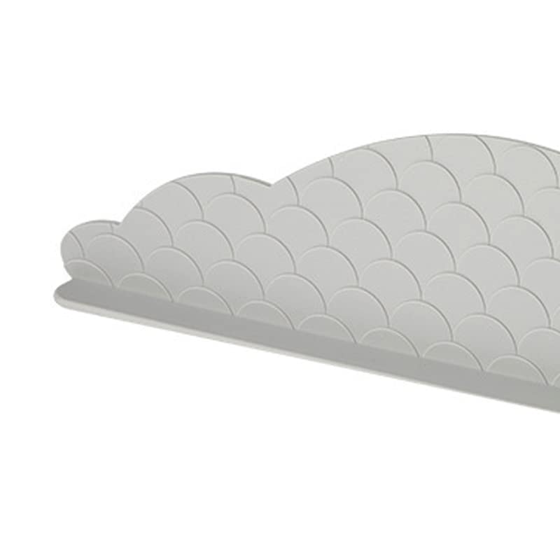 Sink Splashing Guard, Kitchen Sink Water Splashing Guard Silicone Water Splatter Guard with Suction Cup for Dishes Washing(Light Gray)