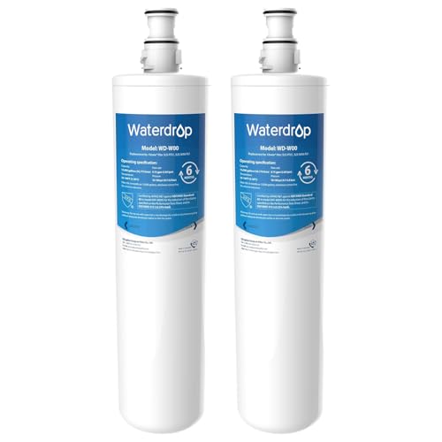 Waterdrop 3US-MAX-F01 3US-PF01 Under Sink Water Filter Replacement for Filtrete 3US-PF01 3US-PS01 Maximum 3US-MAX-S01 Aqua-Pure C-Cyst-FF Manitowoc K-00337 K-00338 NSF/ANSI 42 Certified 2 Pack
