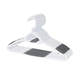 Col pivotant à 360 degrés : une aide efficace pour maximiser l'espace dans le placard, ces cintres peu encombrants disposent d'un crochet de tige qui pivote à 360 degrés pour accrocher et organiser sans effort des articles sur une tringle de placard, une barre de serviette ou un crochet de rangement.