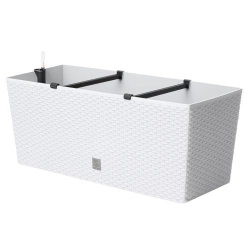 Blumentopf Blumenkasten Blumenkübel Pflanztopf Rechteckig Polyrattan...