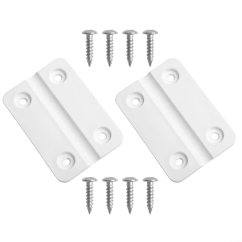 El kit de piezas de repuesto para enfriadores Igloo consta de 2 bisagras de plástico y 8 tornillos inoxidables diseñados para reparación de tapa de enfriador y longevidad
