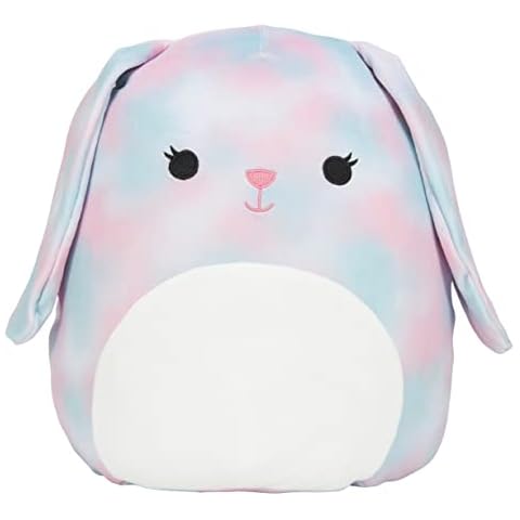Squishmallows SQJW22-12BY-11 12" Teal Tie-Dye Bunny-Add Eliana to Your Squad, Ultrasoft Stuffed Animal Toy, Official Kellytoy Plush Cover
