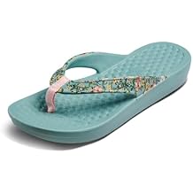 Joybees WVFLP.SMA.0600 Womens Varsity Flip Graphic Spring Floral/Marina W6