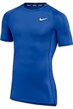 Nike Mens Pro Fitted Short Sleeve Training Tee (X-Large Royal)