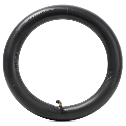 Heavy-Duty 14x2.125 Scooter Tubes Thicker 40% 14 Inch Inner Tube with CR202 Angled Valve Stem Compatible with Most 14x1.90 14x1.95 14x2.0 14x2.10 14x2.125 Electric Bicycle E-Bike Tire Tube 1 Pack