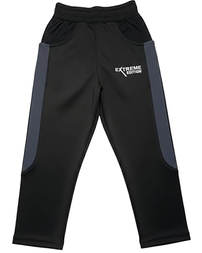Image of Boys Regular Fit Track Pants, 4Way Stratchable Pants for Sports Activities and Routine Wear Active Wear Lower for Kids Boys (Pack of 2)