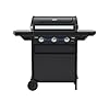 Campingaz Barbecue a gas Compact 3L Dualgas | 7,5 kW | Carrello grill a gas con 3 bruciatori | Sistema a doppia alimentazione: gas naturale e GPL | Coperchio con termometro | Vassoio raccogli grasso