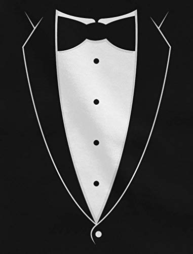 Tuxedo Shirts For Men Printed Suit & Tie Funny Costume Novelty Mens Tux Shirt Medium Black #TOP2