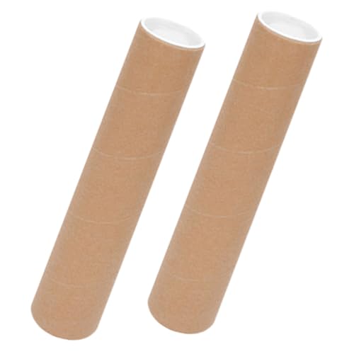 Cabilock Professional 2pcs 3'' x 12'' Heavy-duty Mailing Tube End Caps for Mail Storage