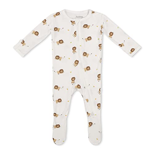 Image of Bamboo Little Soft Baby Bamboo Footie Pajamas, Zipper Closure, 0-24 Months
