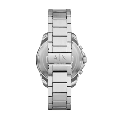 Image of Armani Exchange A|X Dive-Inspired Stainless Steel Watch for Men
