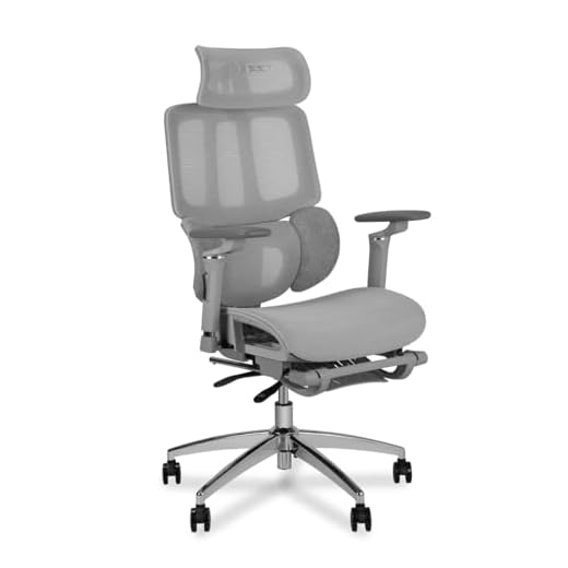 MUSSO H80 Pro - Silla de oficina ergonómica, malla con soporte lumbar 3-zonas, reposabrazos ajustable 4D, respaldo ajustable 5-niveles y reposapiés retráctil