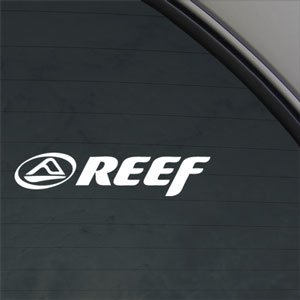 Adesivo Reef per skateboard, surf, snowboard