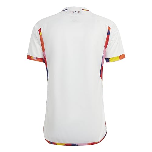Miniatura 8 de Adidas Camiseta De Visitante De La Copa Mundial De Bélgica 2022, White, Xx-Large
