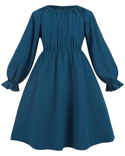 Disfraz Colonial para Niñas Talla Large Azul miniatura 2