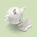 Lenox 6083927 Butterfly Meadow Teapot with Lid, White