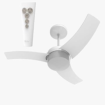 Aliseu Ventilador de Teto Wave Branco 127V com Controle Remoto - Potente e Silencioso